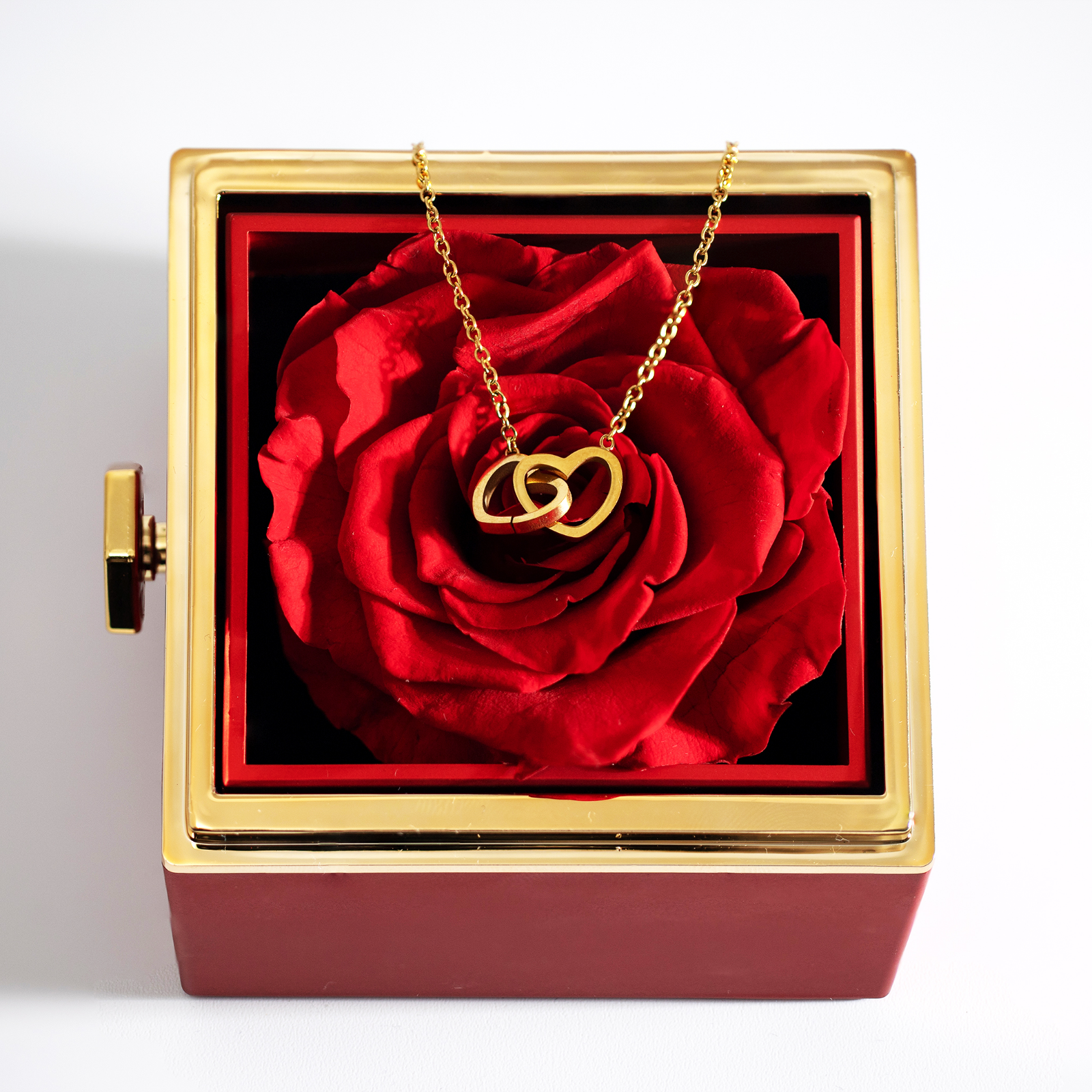 Preserved Real Rose hotsell with Necklace in a box